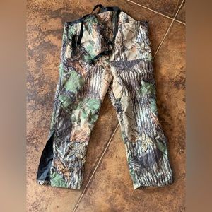 Stearns Realtree Camo Water Resistant Bib Overalls Adult XL Like New
